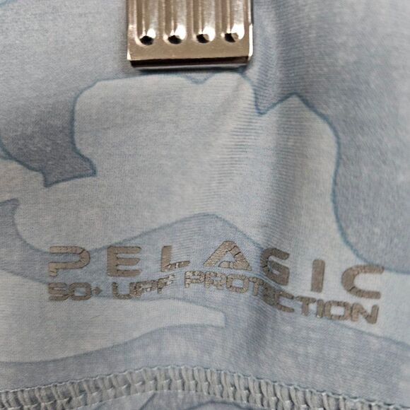 Pelagic Blue Camouflage UPF Leggings XS - Picture 6 of 8